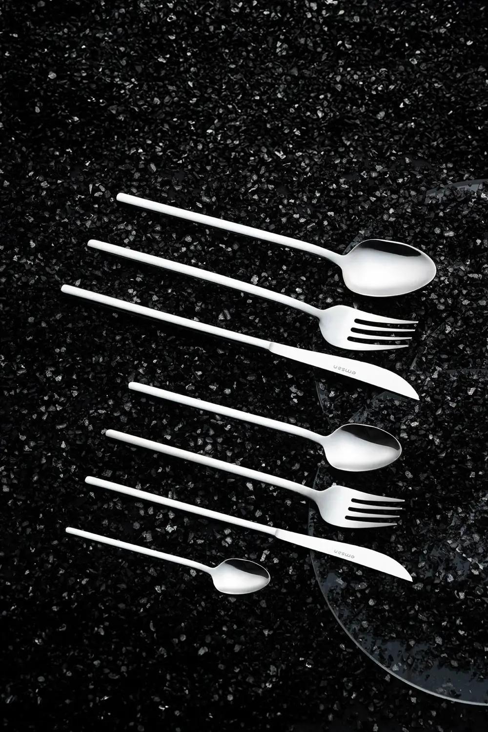 Lora 84 Parça 12 Kişilik Kutulu Çatal Kaşık Bıçak Takımı