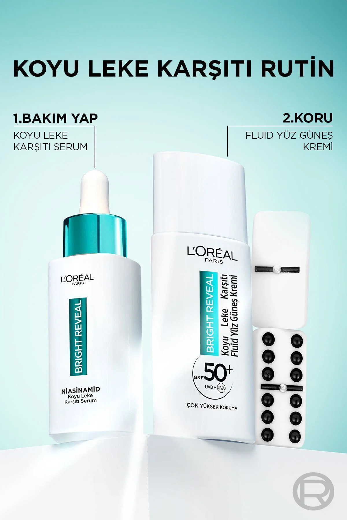 L'oréal Paris Bright Reveal Spf 50+ Koyu Leke Karşıtı Fluid Günlük Yüz Güneş Kremi 50ML L'oréal Paris Bright Reveal Spf 50+ Koyu Leke Karşıtı Fluid Günlük Yüz Güneş Kremi 50ML