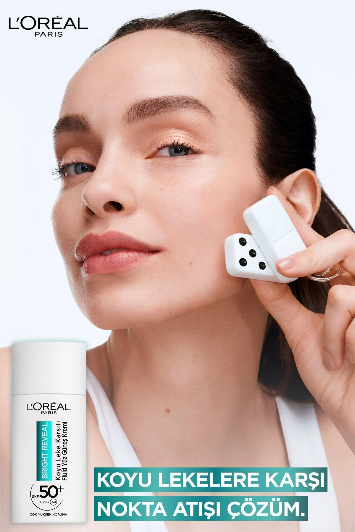 L'oréal Paris Bright Reveal Spf 50+ Koyu Leke Karşıtı Fluid Günlük Yüz Güneş Kremi 50ML L'oréal Paris Bright Reveal Spf 50+ Koyu Leke Karşıtı Fluid Günlük Yüz Güneş Kremi 50ML