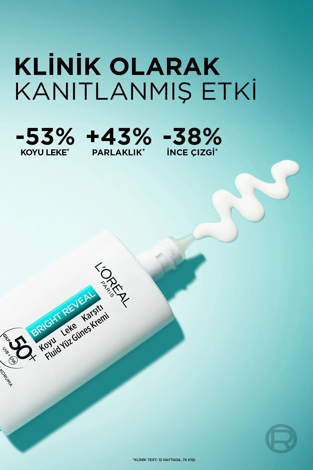 L'oréal Paris Bright Reveal Spf 50+ Koyu Leke Karşıtı Fluid Günlük Yüz Güneş Kremi 50ML L'oréal Paris Bright Reveal Spf 50+ Koyu Leke Karşıtı Fluid Günlük Yüz Güneş Kremi 50ML