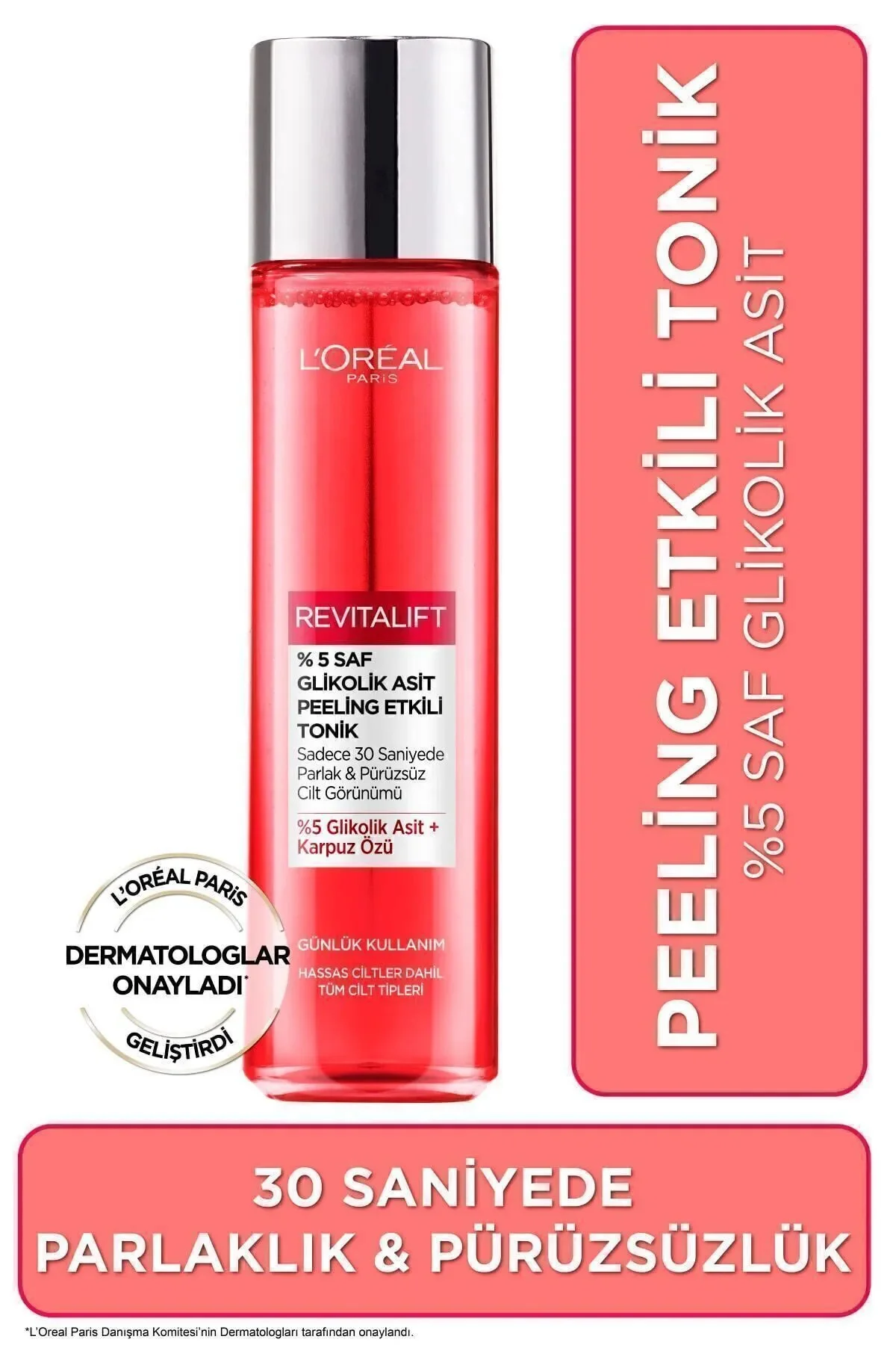 L'oréal Paris Revitalift %5 Saf Glikolik Asit Peeling Etkili Tonik 180ml
