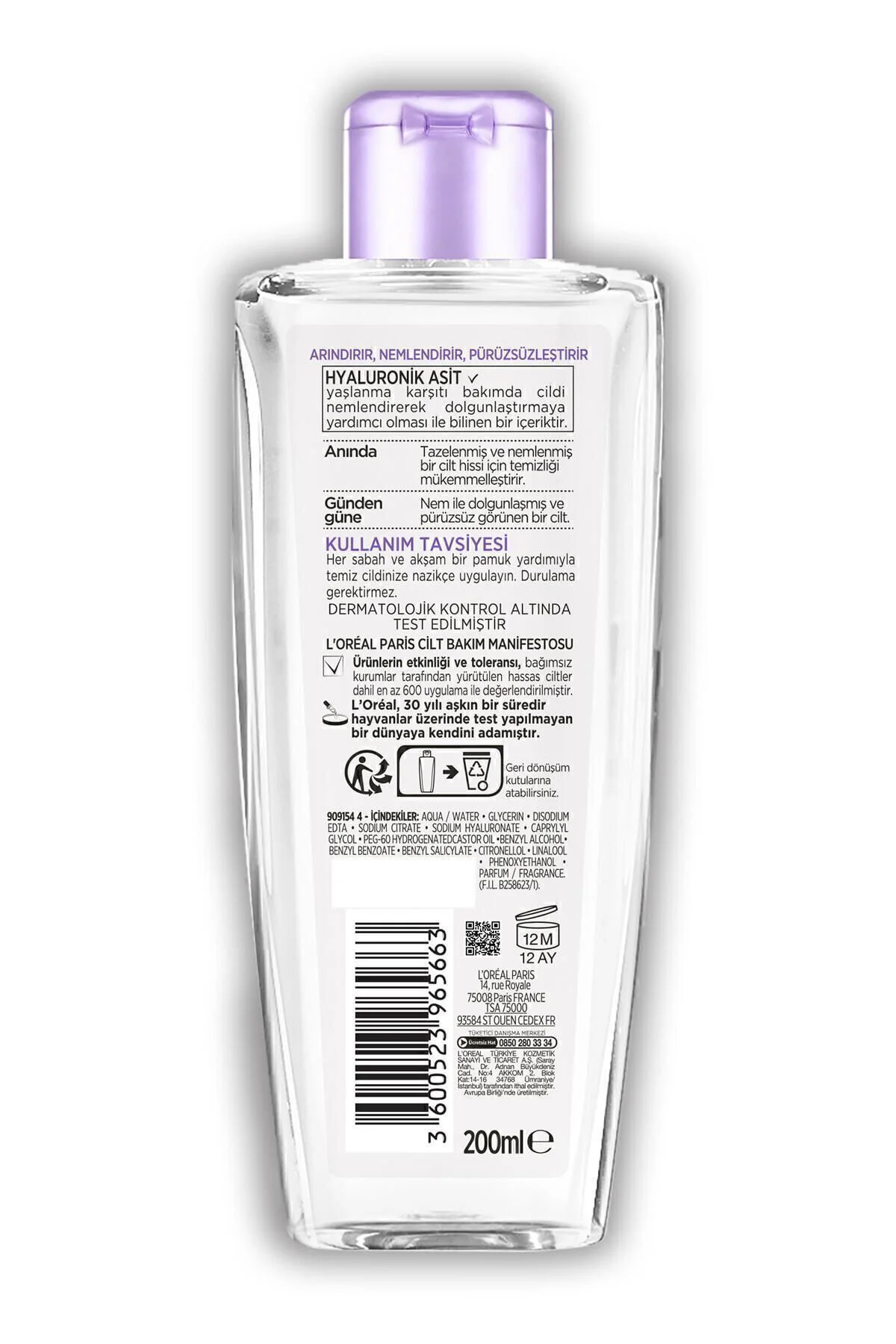 L'oréal Paris Revitalift Filler Dolgunlaştırıcı Tonik 200ml - Hyaluronik Asit