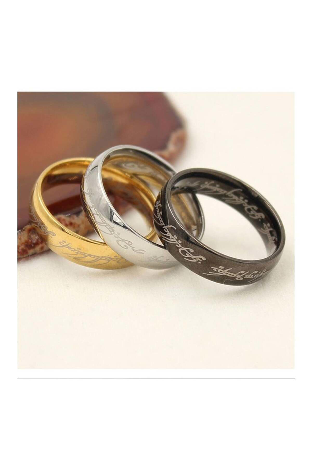 Lord Of The Rings İpli Yüzük Kolye