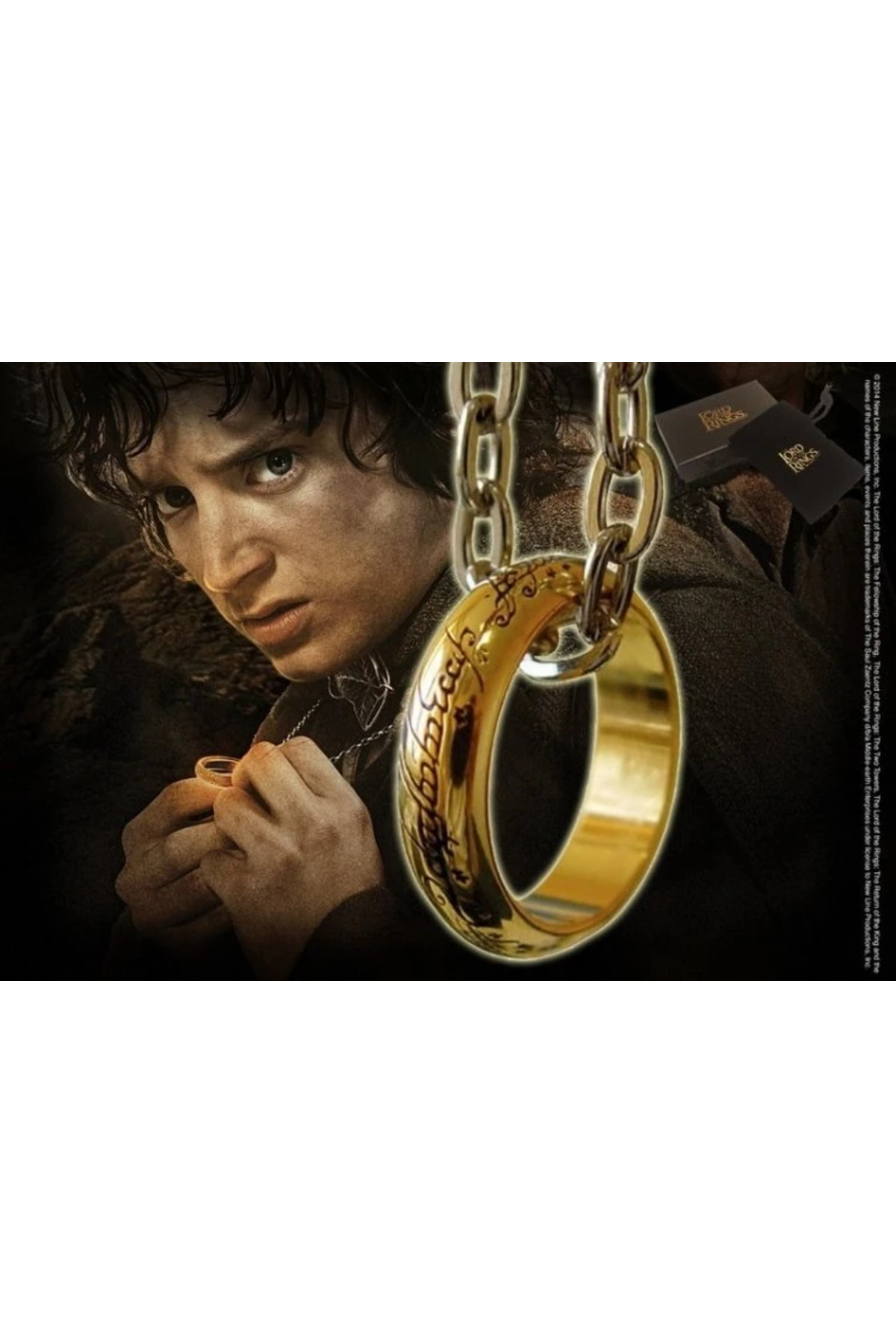 Lord Of The Rings One Ring Kolye (Hediye Kutulu Versiyon)