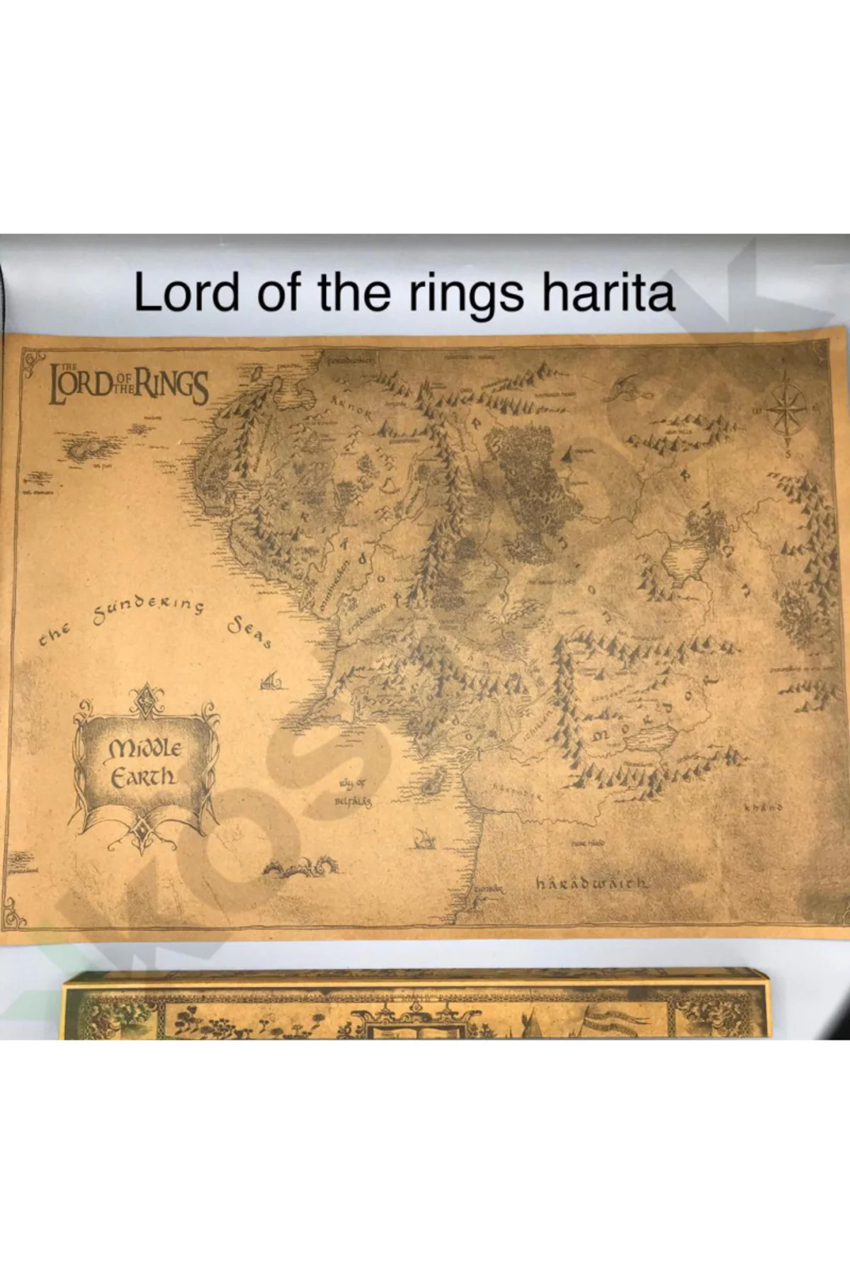 Lord Of The Rings - Orta Dünya Haritası