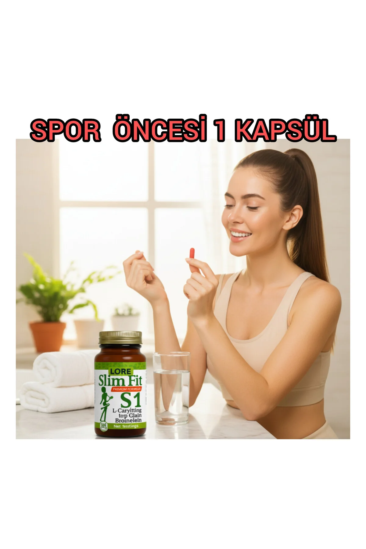 LORE LIFE SLİMFİT S1 30KP LCARNİTİN, LEPİDİUM, BROMALAİN İÇEREN B