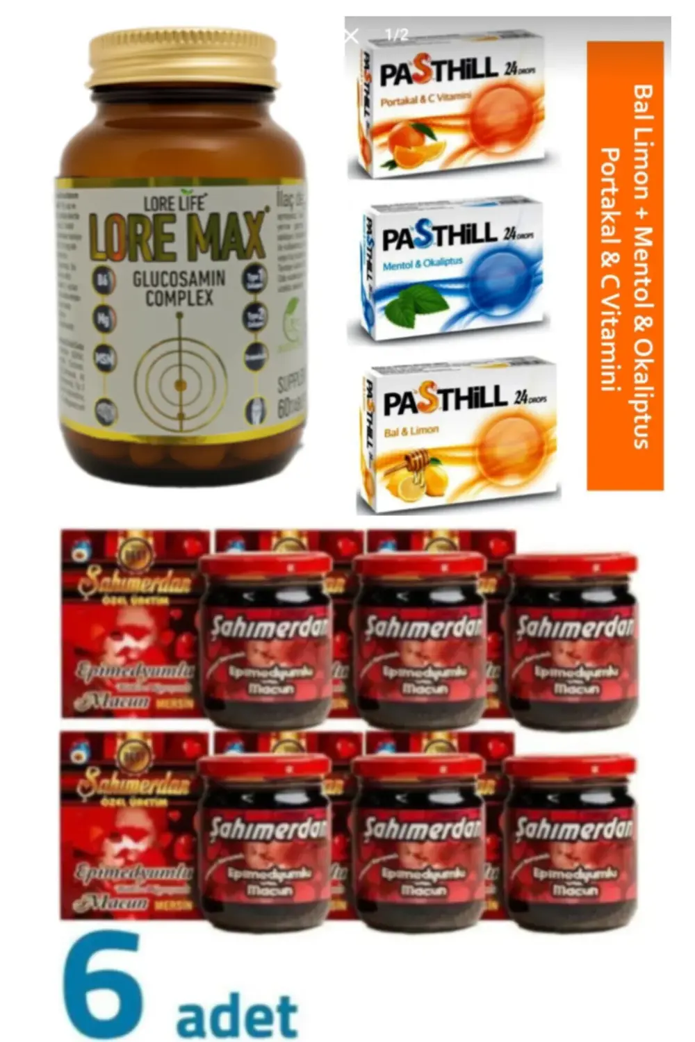 LORE MAX 60TB,&3 PASTİL+MACUN MİNİ