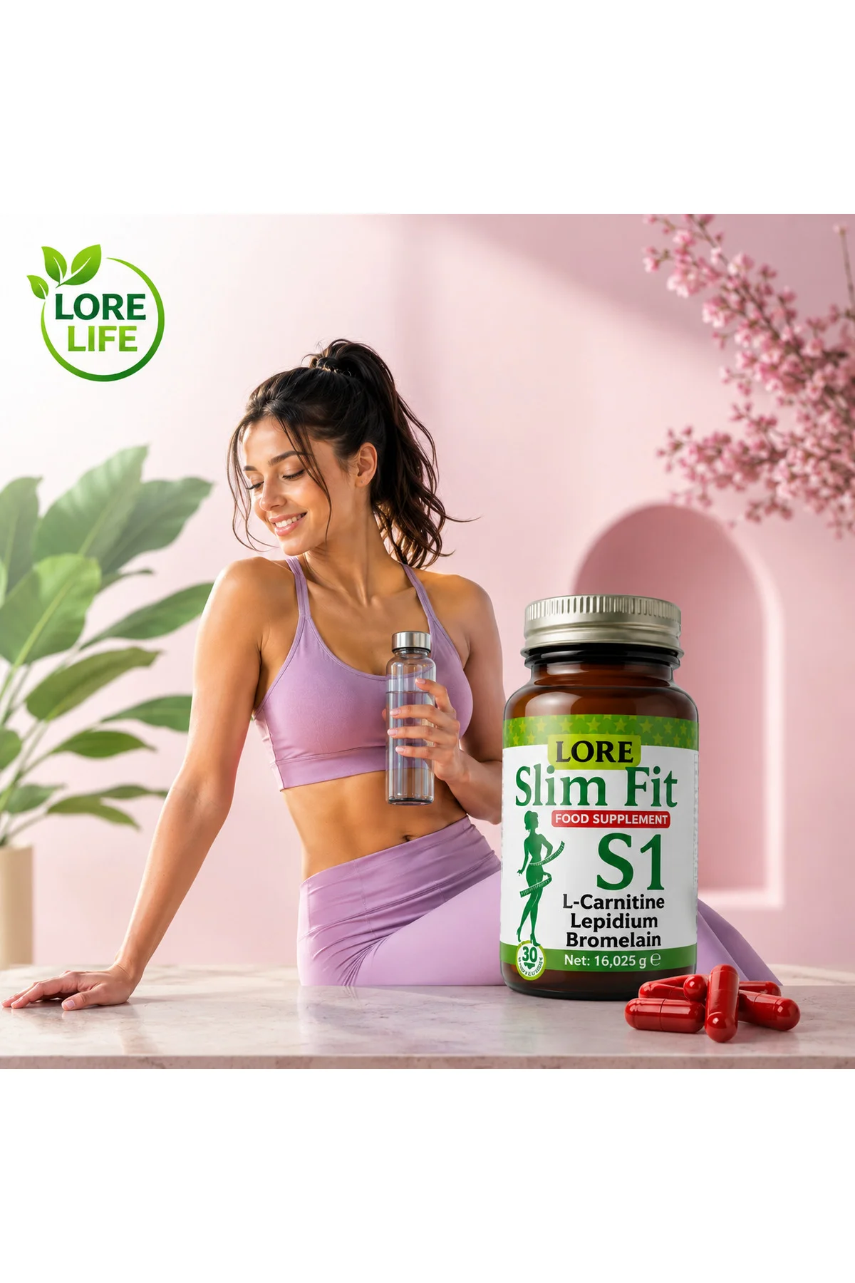 LORE SLİMFİT S1 30KP LCARNİTİN, BROMALEİN,, LEPİDİUM Fiyatı, Yorumları ve Özellikleri