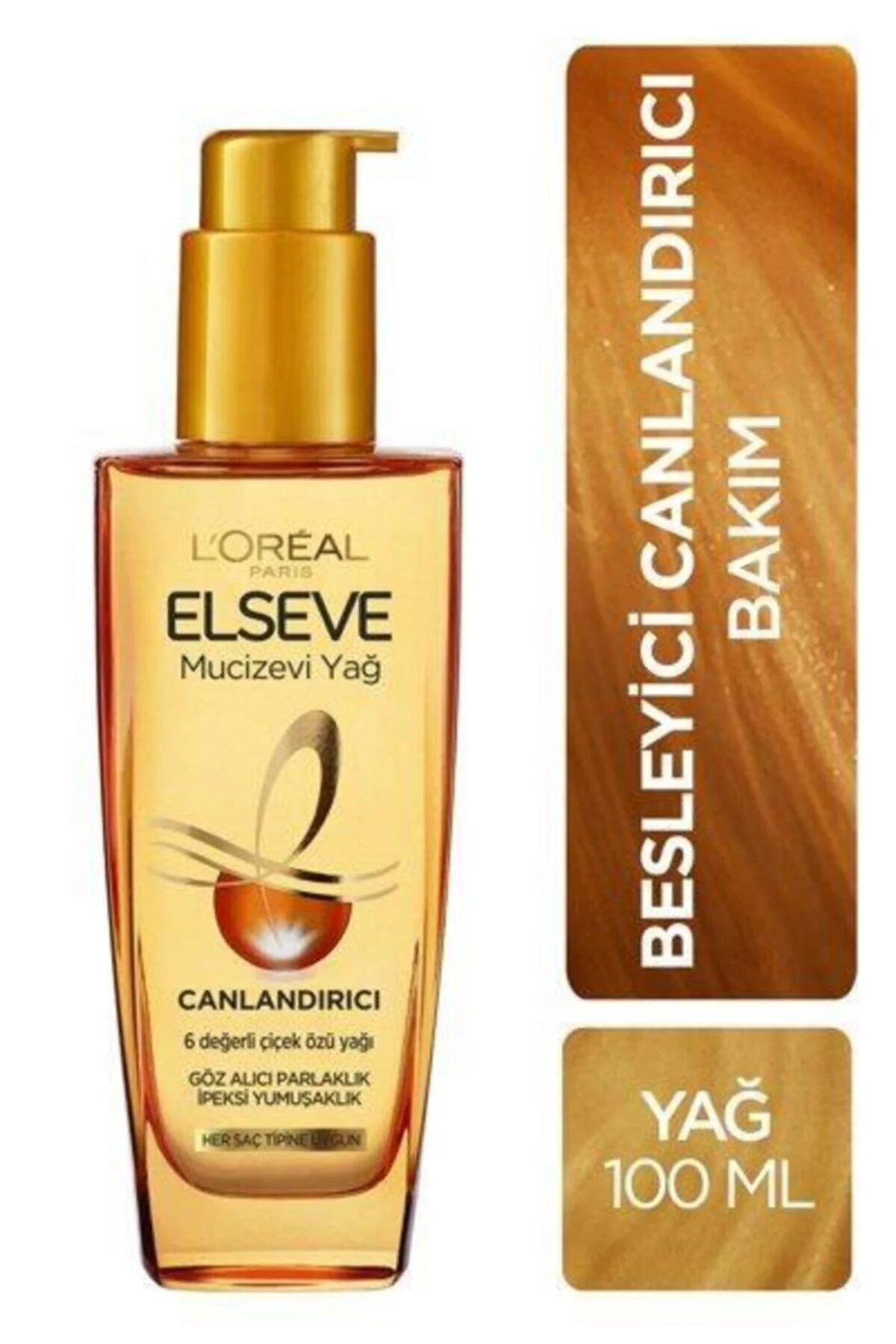 Loreal Elseve Mucizevi Canlandırıcı Bakım Yağı 100 ml X2
