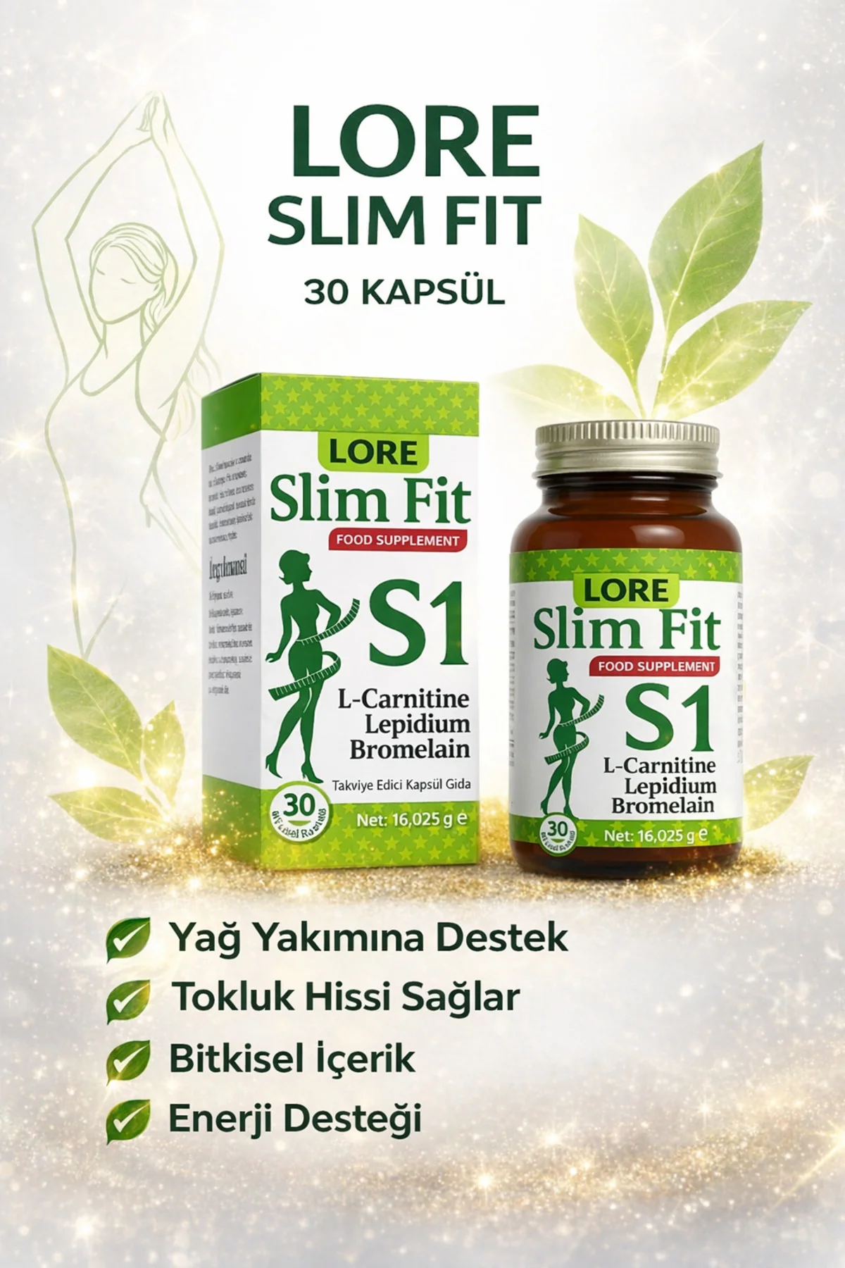 LORELİFE HERBAL BİTKİSEL 4 LÜ SET