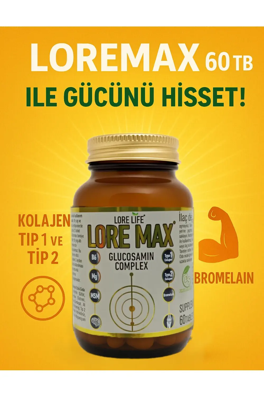 LOREMAX 60 TB & MASAJ KREMİ