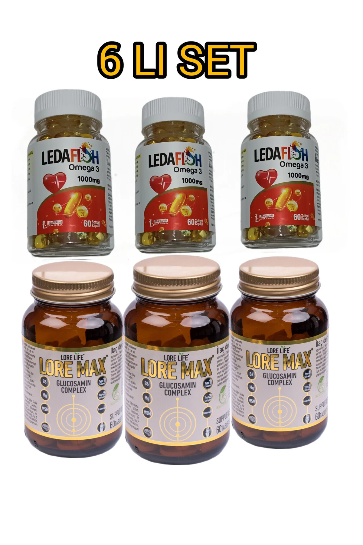 LOREMAX 60 TB+LEDA OMEGA 3 *60 SOFT JEL