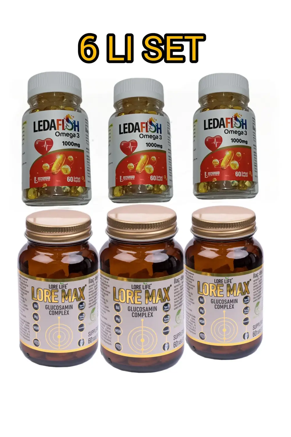 LOREMAX 60 TB+LEDA OMEGA 3 *60 SOFT JEL