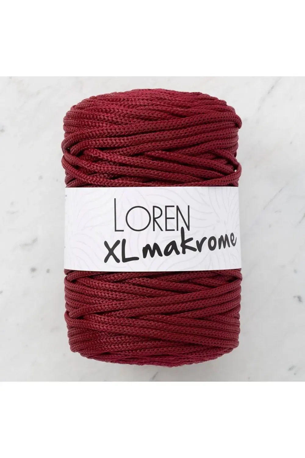 Loren XL Makrome Bordo El Örgü İpi - R049 - 33715