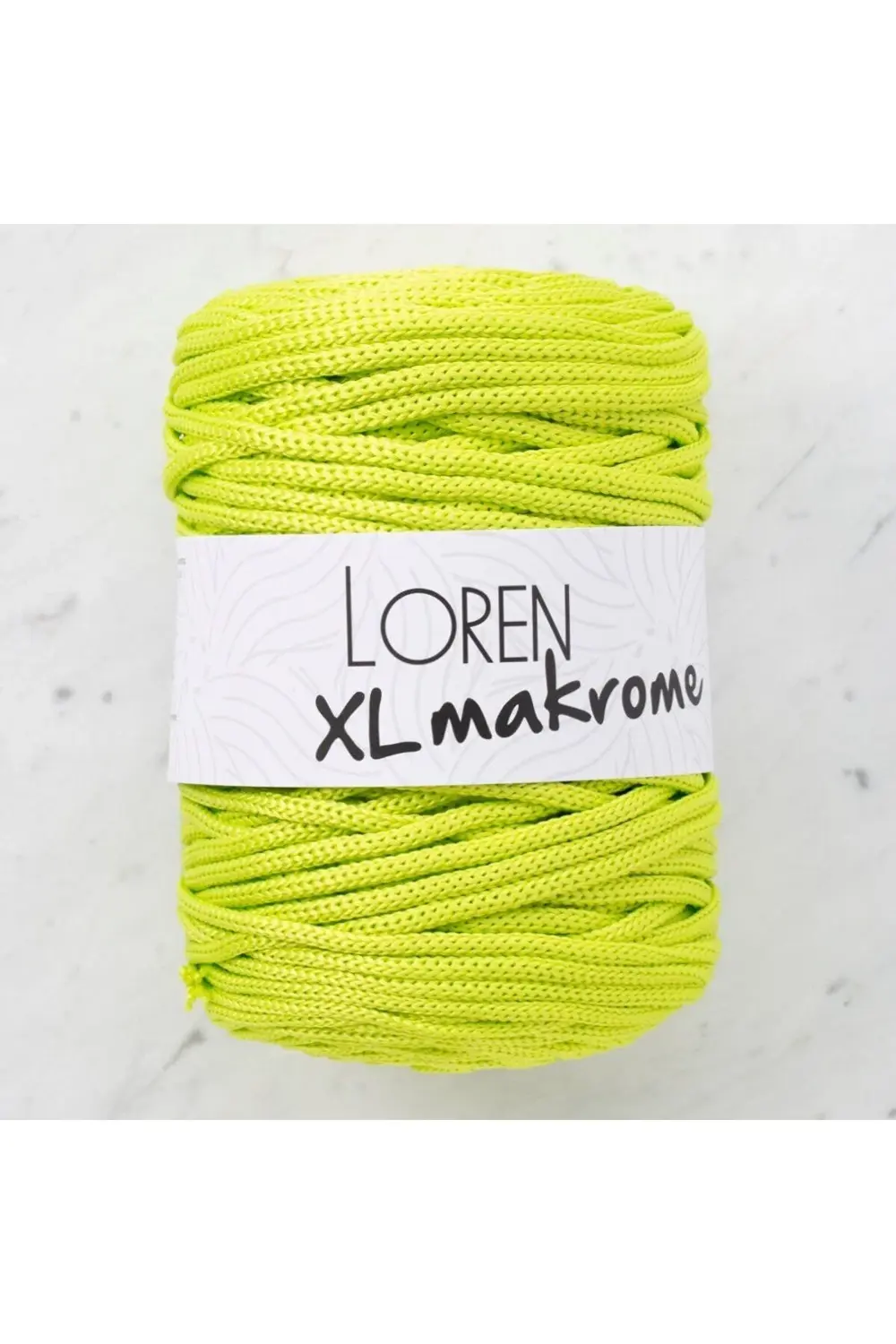 Loren XL Makrome Fıstık Yeşil El Örgü İpi - R042 - 33707
