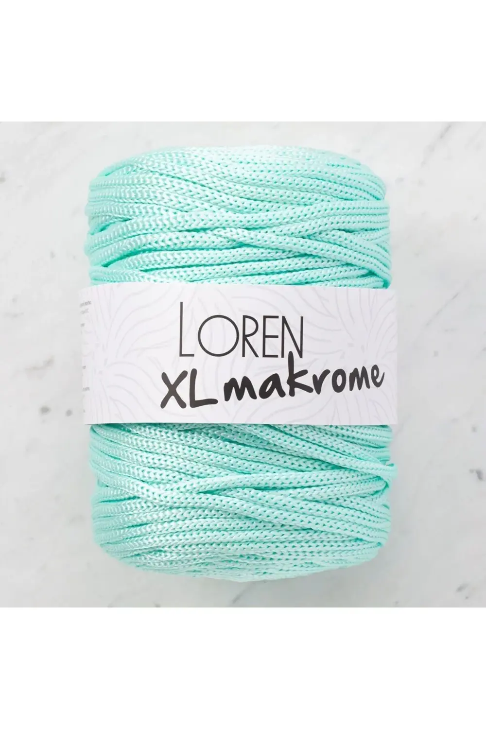 Loren XL Makrome Mint Yeşili El Örgü İpi - R058 - 33708