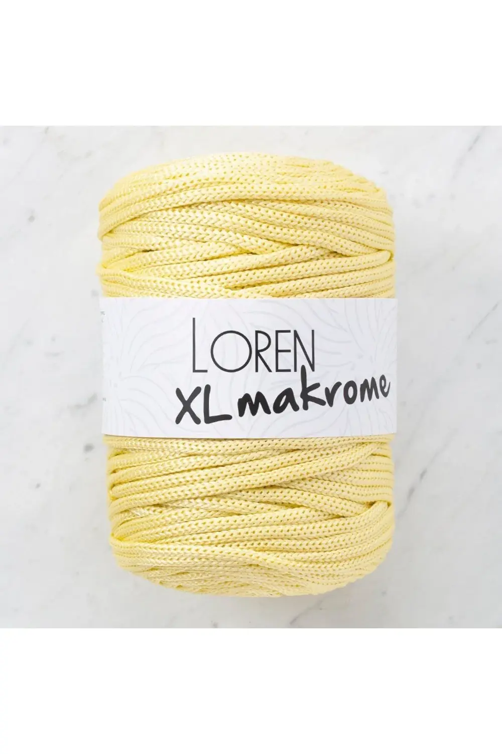 Loren XL Makrome Sarı El Örgü İpi - R039 - 33704
