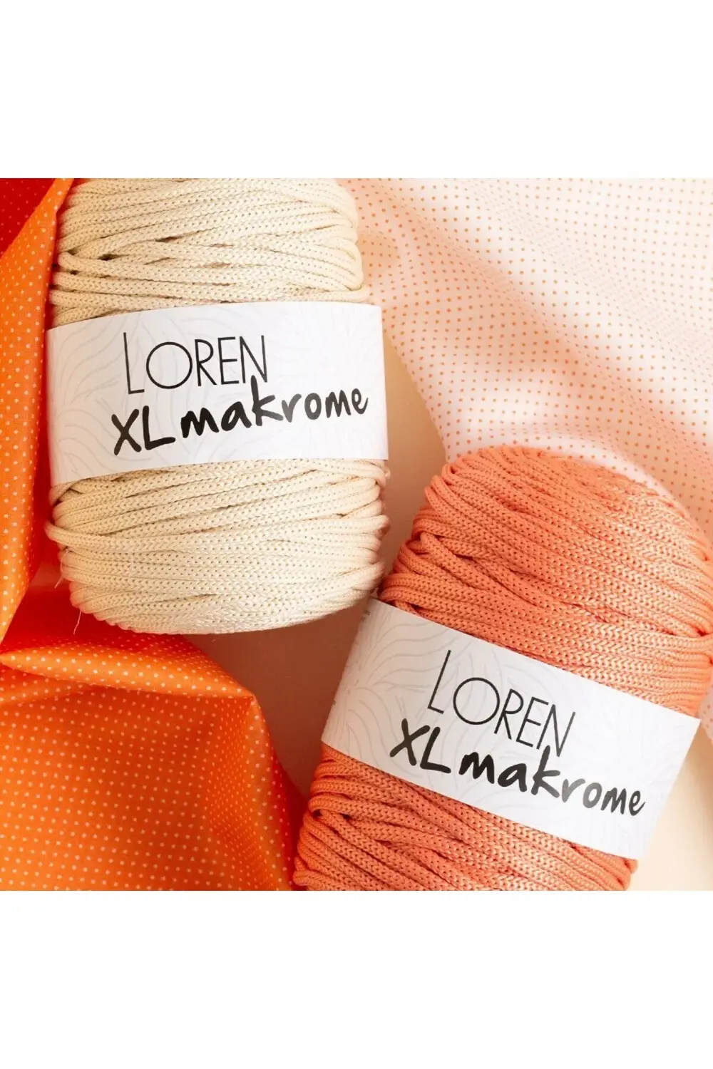 Loren XL Makrome Turuncu El Örgü İpi - R045 - 33711