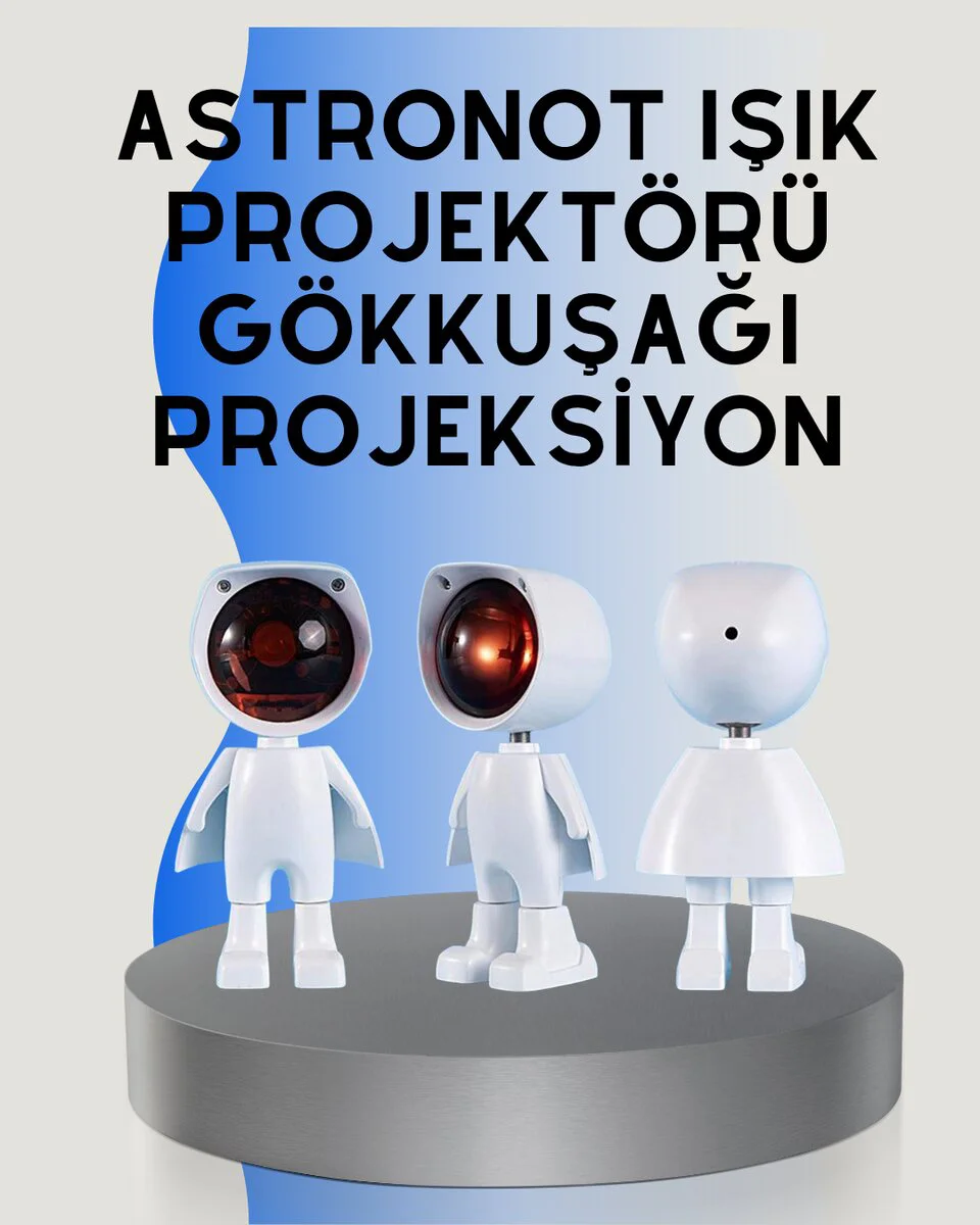 Loş Işıklı Şarjlı Ortam Lambası - Kompakt ve Portatif Gün Batımı Projektör