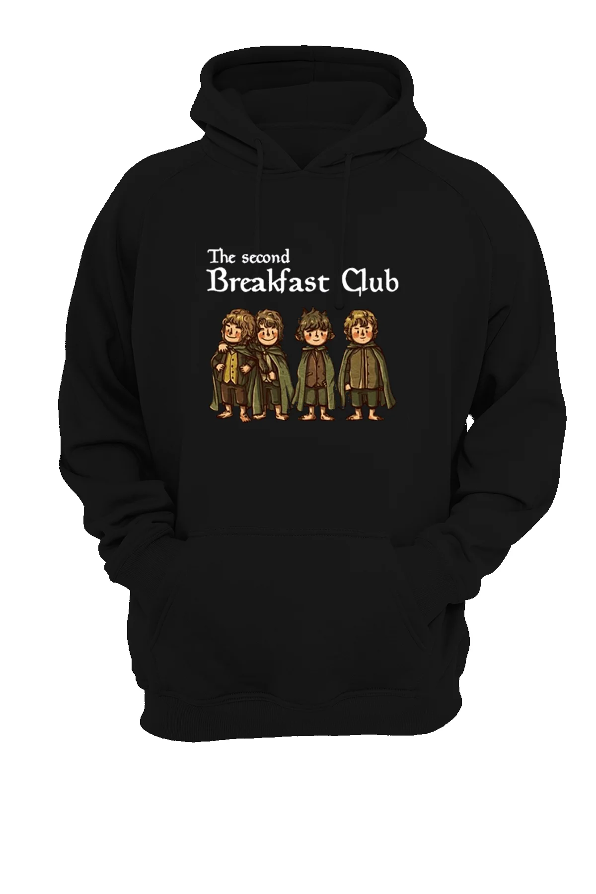 Lotr Serisi 2. Kahvaltı Baskılı, 3 iplik. Şardonlu, İçi Polar, Kalın, (600 gr.) Sweatshirt