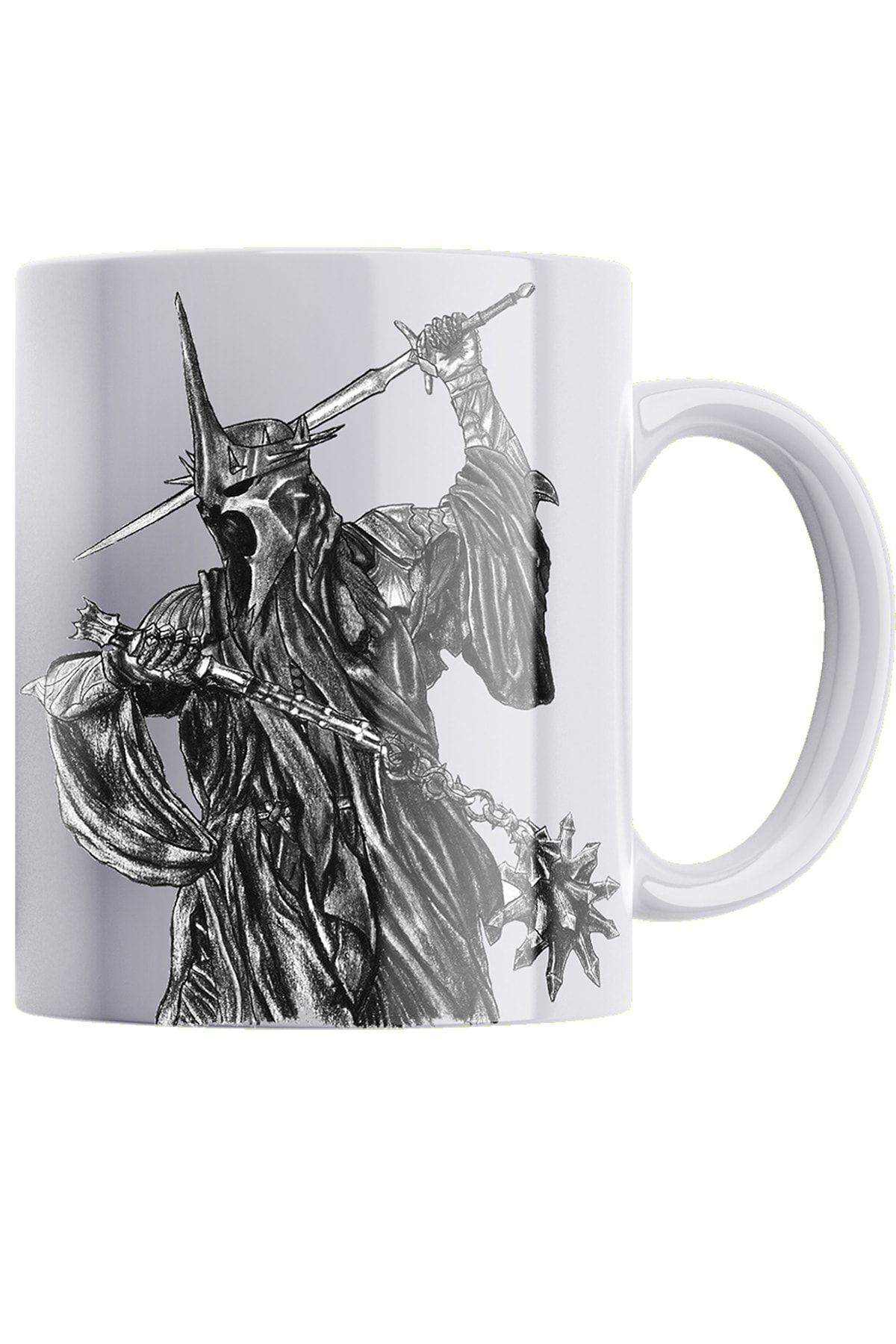 Remonz Lotr Witch King Çift Baskılı Porselen Kupa