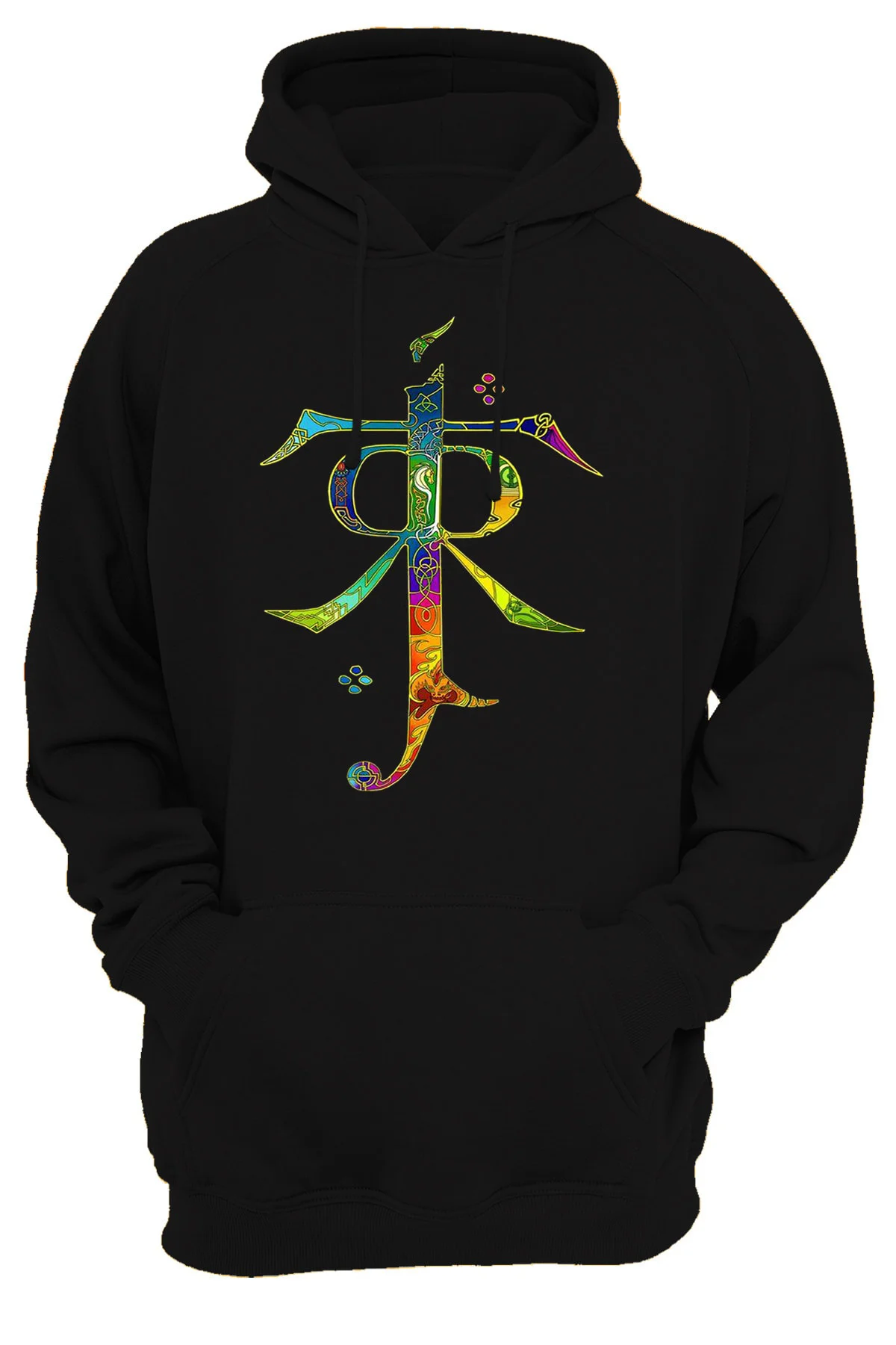 Lotr Yüzüklerin Efendisi Runü Baskılı 3 Ipl. Şardonlu, Içi Polar, Kalın(600gr) Hoodie