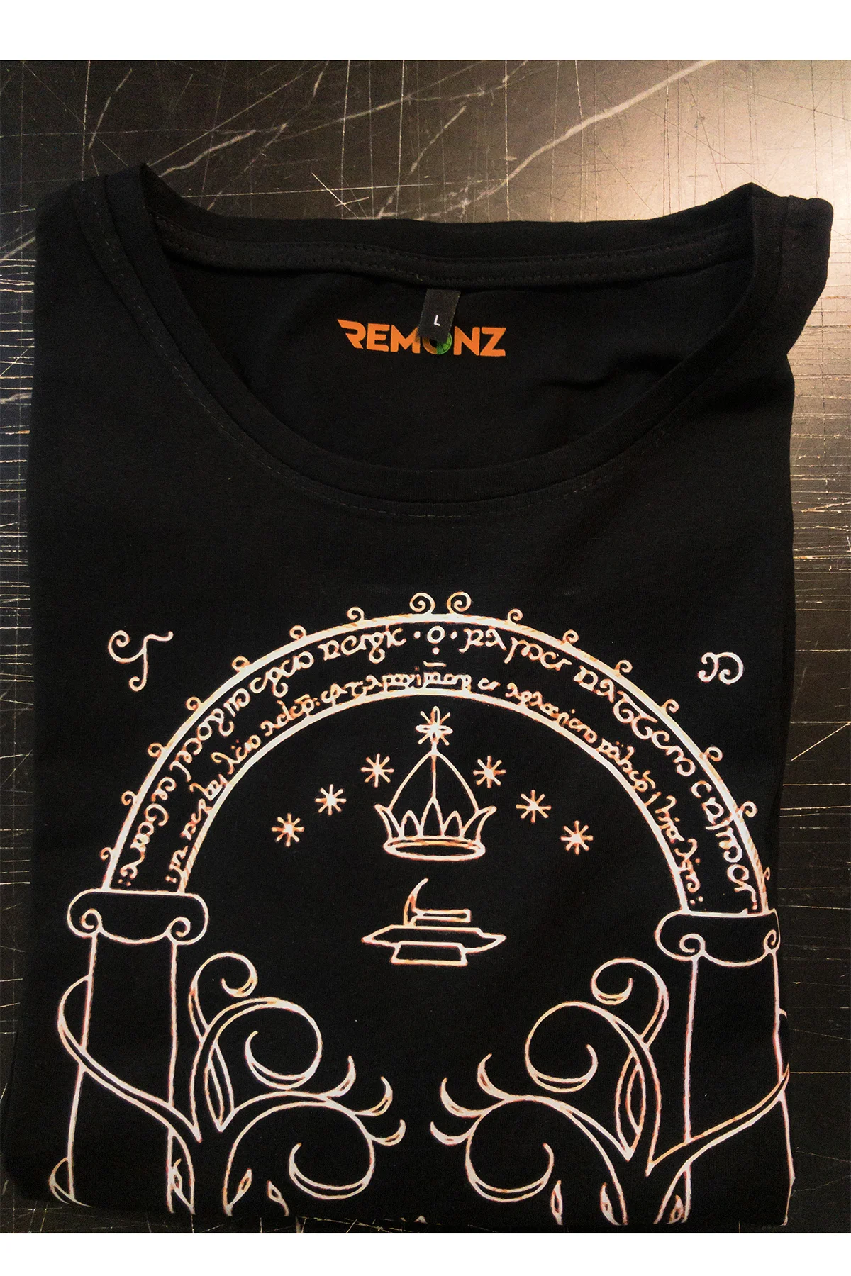Lotr Yüzüklerin Efendisi Gizli Kapı Baskılı %100 Pamuk Oversize S
