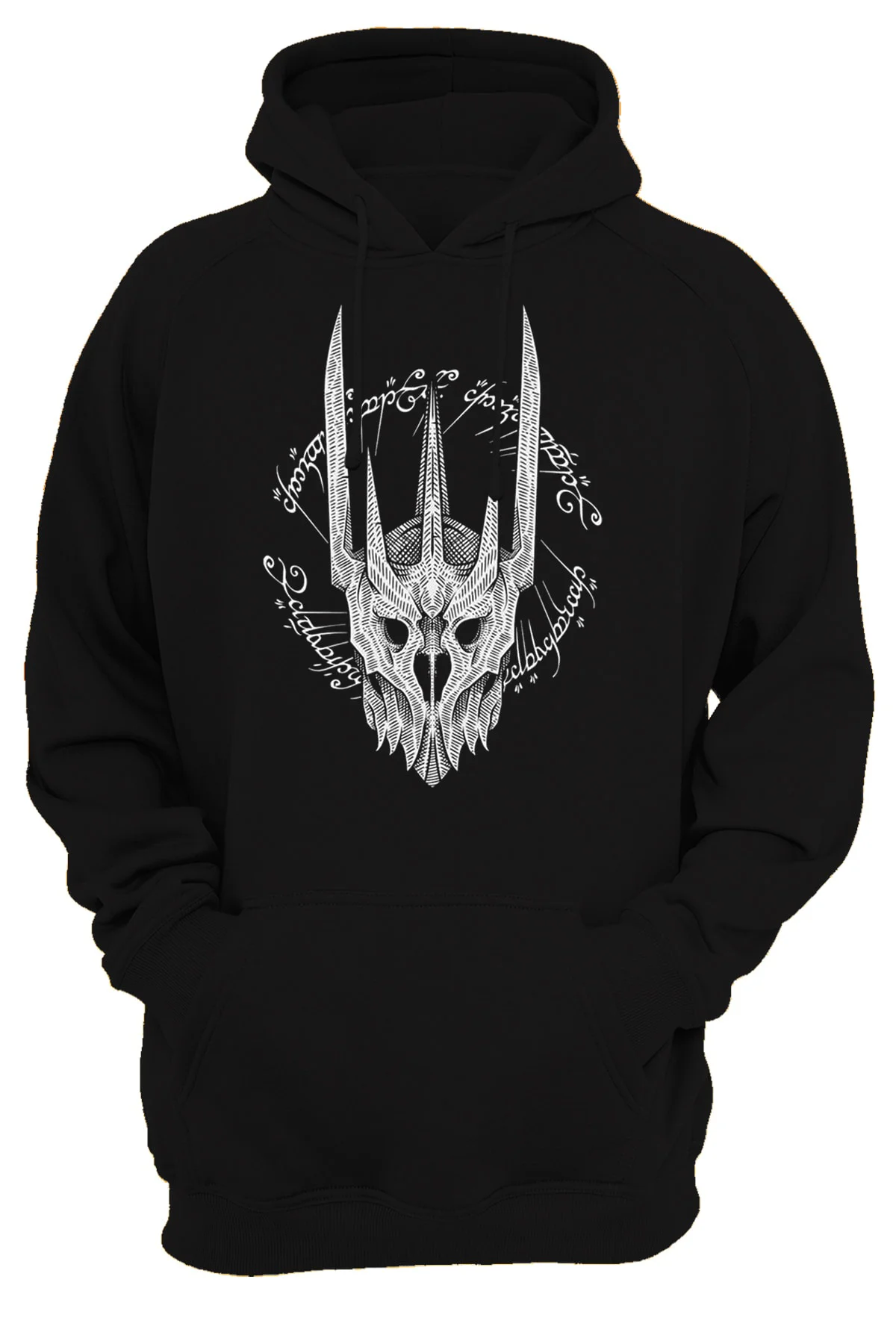Lotr Yüzüklerin Efendisi Sauron Baskılı 3 Ipl. Şardonlu, Içi Polar, Kalın(600gr) Hoodie