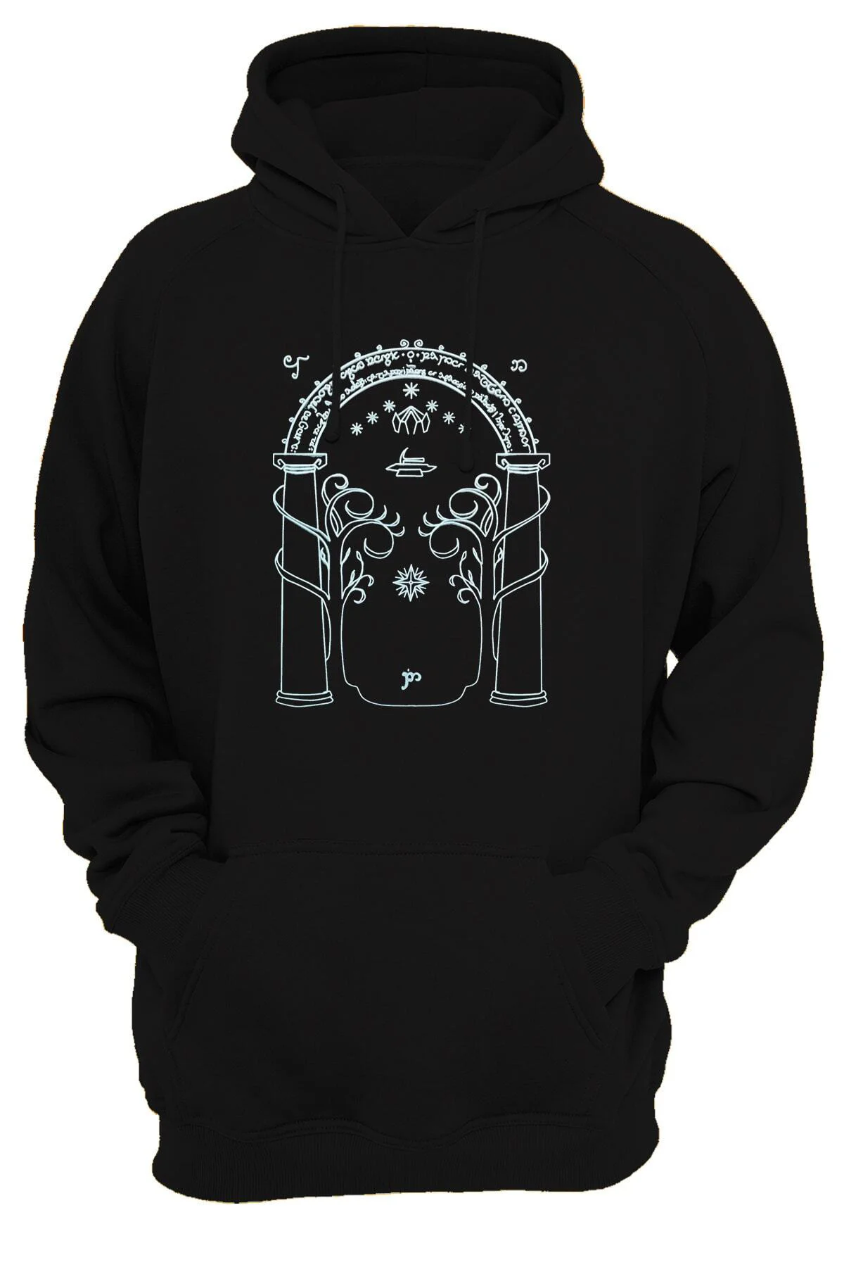 Lotr Yüzüklerin Efendisi Gizli Kapı Baskılı 3 Ipl. Şardonlu, Içi Polar, Kalın(600gr) Hoodie