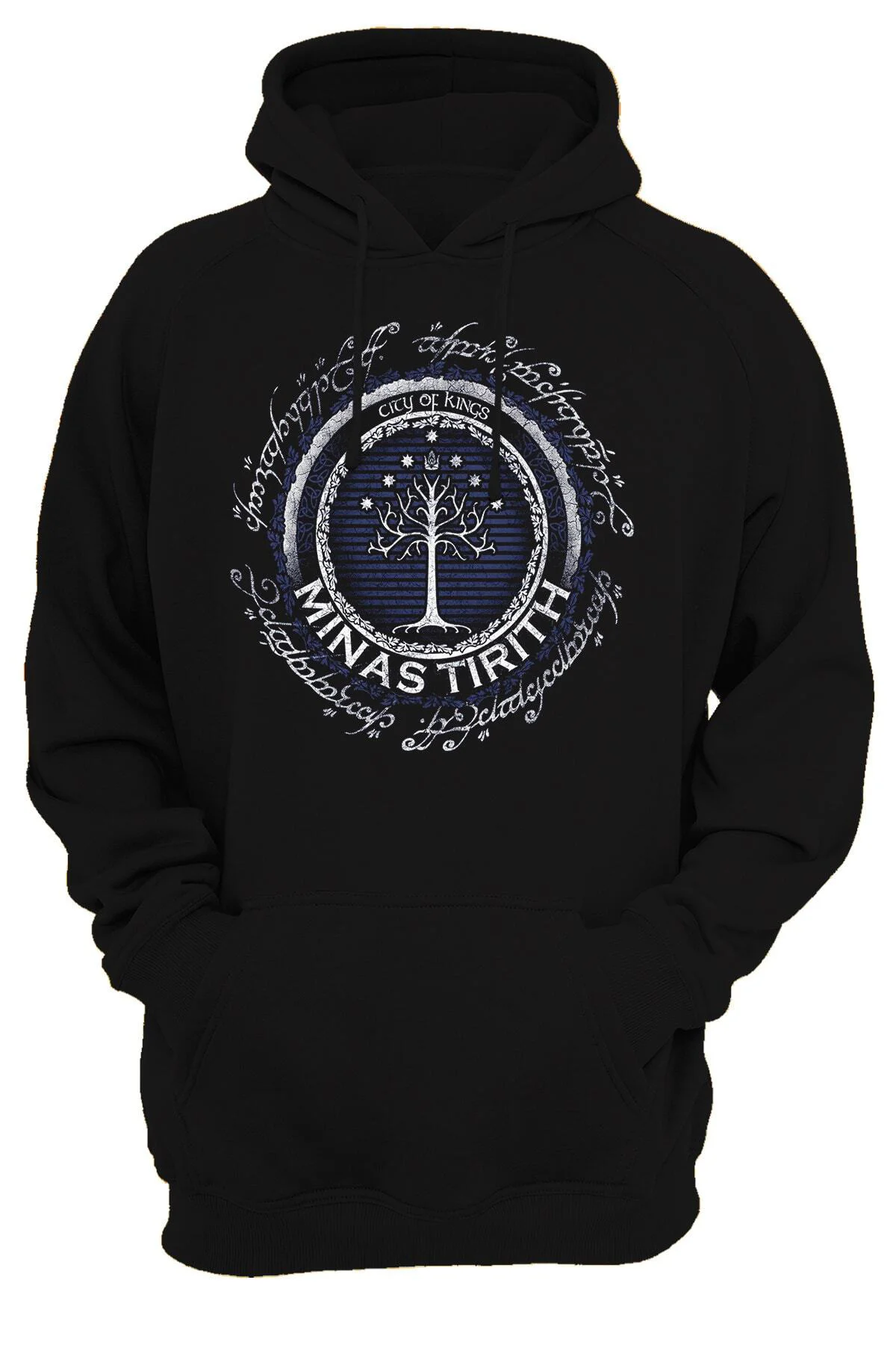 Lotr Yüzüklerin Efendisi Minas Trith Baskılı 3 Ipl. Şardonlu, Içi Polar, Kalın(600gr) Hoodie