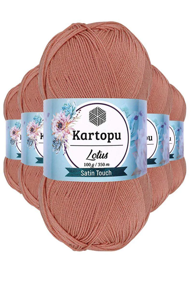 Lotus Bikini Büstiyer Bluz Örgü İpi - Pişmiş Ayva 5'li Set | Anti-Pilling Mikrofiber Akrilik Fiyatı, Yorumları ve Özellikleri
