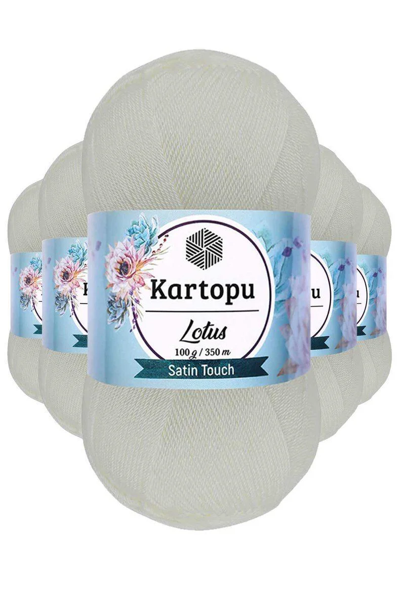 Lotus Bikini Büstiyer Örgü İpi 5'li Set - %100 Anti-Pilling Mikrofiber Akrilik K010 Beyaz Fiyatı, Yorumları ve Özellikleri