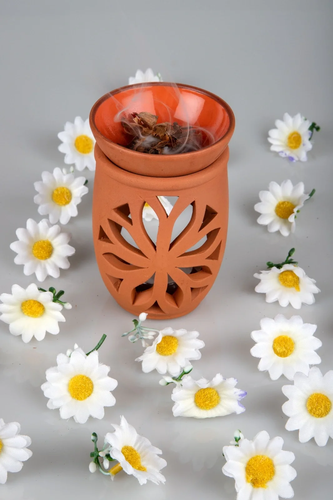 Lotus Çiçeği  El Yapımı Çömlek Buhurdanlık Tütsülük Fiyatı, Yorumları ve Özellikleri