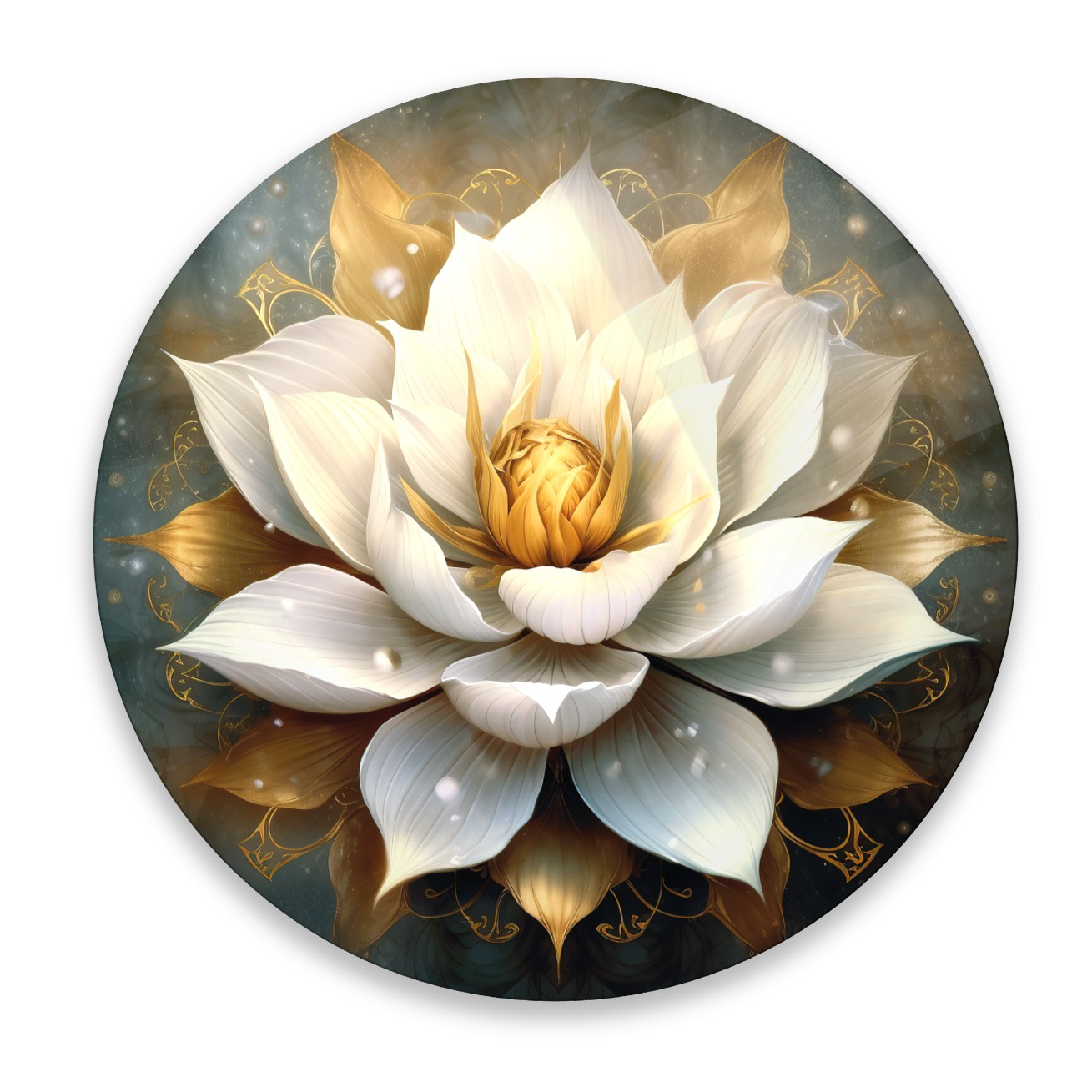 Lotus Çiçeği Yuvarlak Cam Tablo | Hediyelik, Dekoratif, Ofis, Mut Lotus Çiçeği Yuvarlak Cam Tablo | Hediyelik, Dekoratif, Ofis, Mut