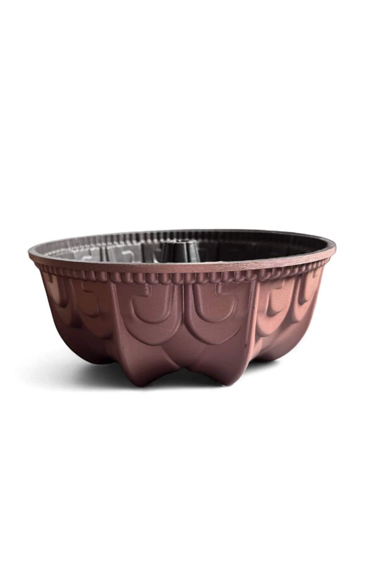 Lotus Desenli Döküm Kek Kalıbı – 23,5 cm x 10 cm | Yapışmaz Yüzeyli