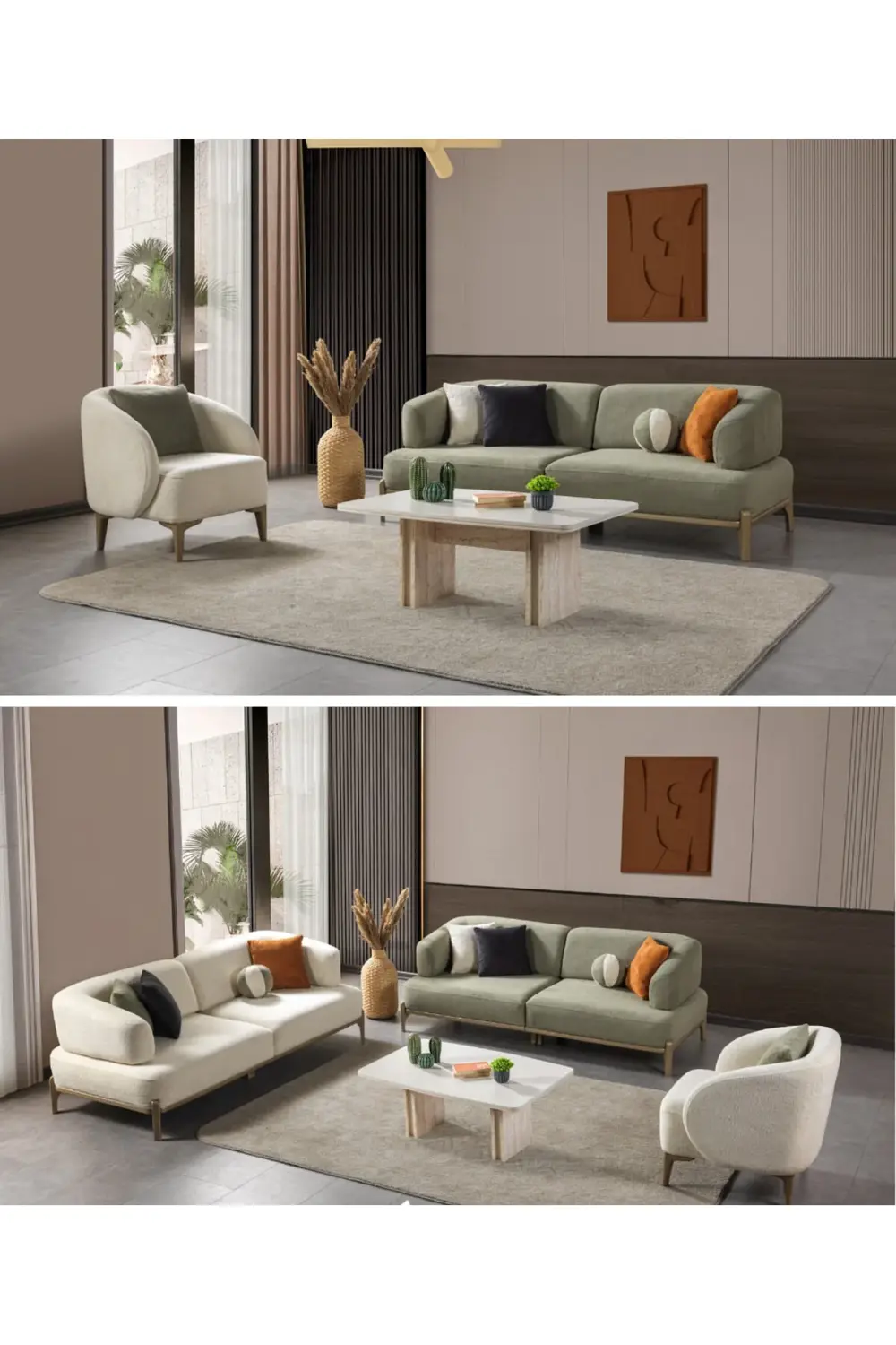 Lotus Koltuk Takimi(3+3+1)