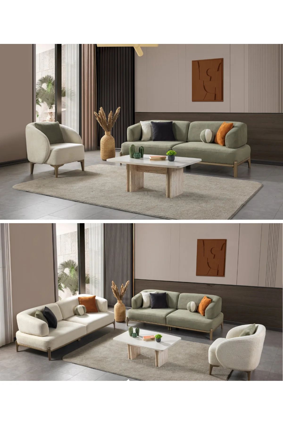 Lotus Koltuk Takimi(3+3+1)