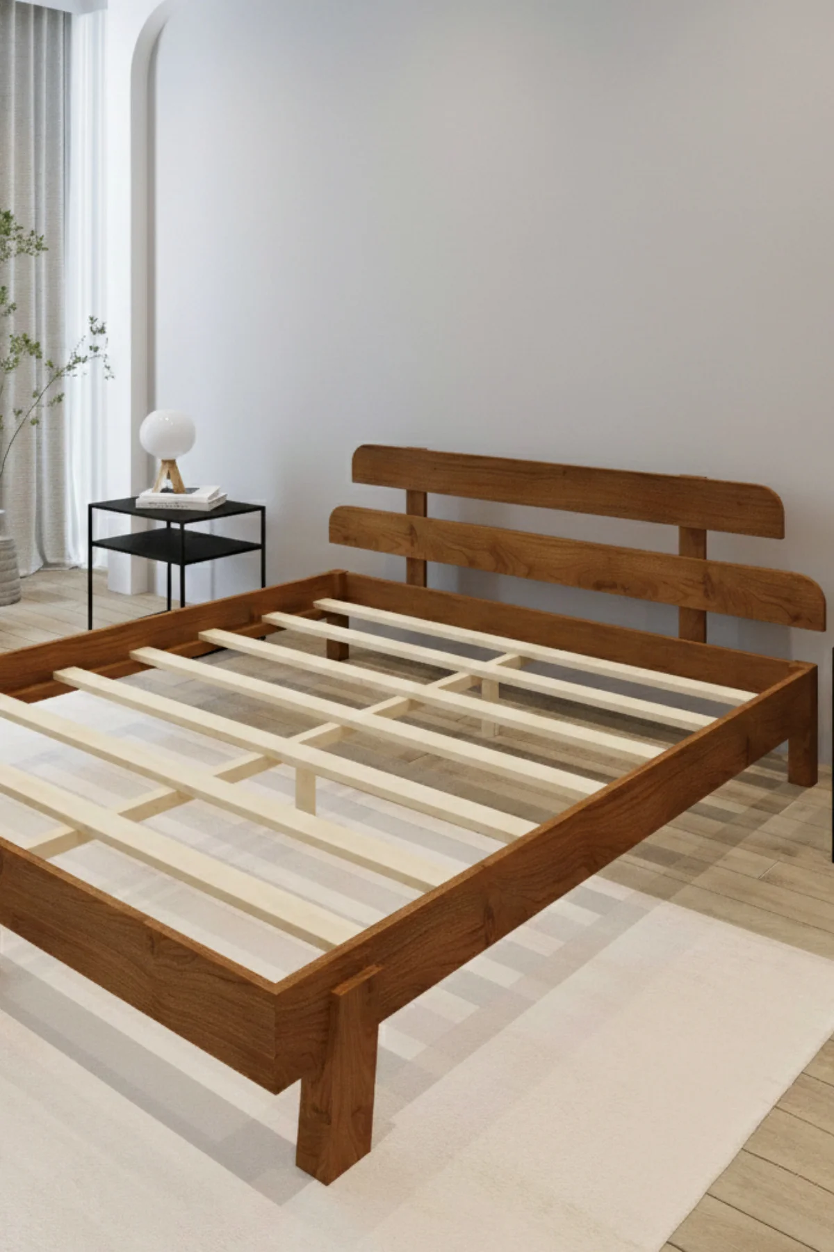 Lotus New Modern Ahşap Karyola - Bohem ve Modern Tasarım Sarsılmaz Masif Ahaşp Karyola Fiyatı, Yorumları ve Özellikleri