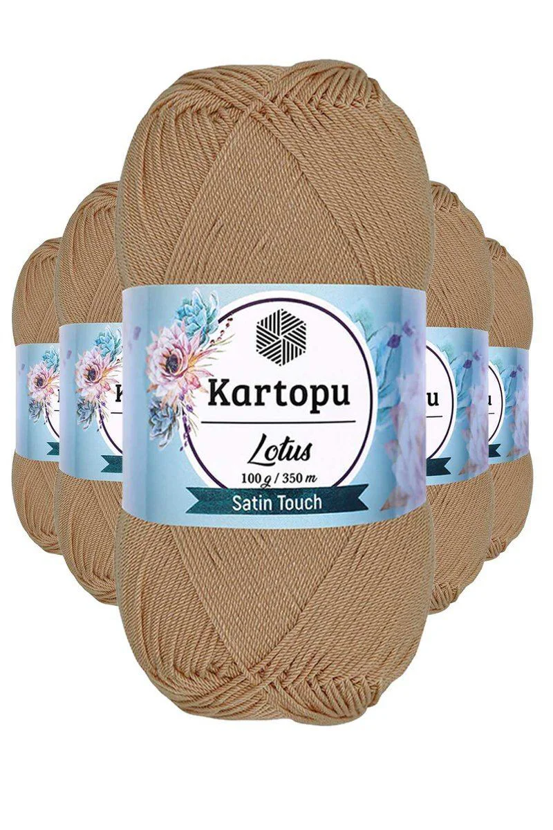 Lotus Örgü İpi 5'li Paket - Ten Rengi K837 | Anti-Pilling Akrilik İplik Fiyatı, Yorumları ve Özellikleri