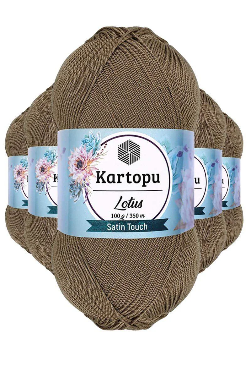 Lotus Örgü İpi K833 Vizon - Su Geçirmez Akrilik İplik 350m 5'li Paket Fiyatı, Yorumları ve Özellikleri
