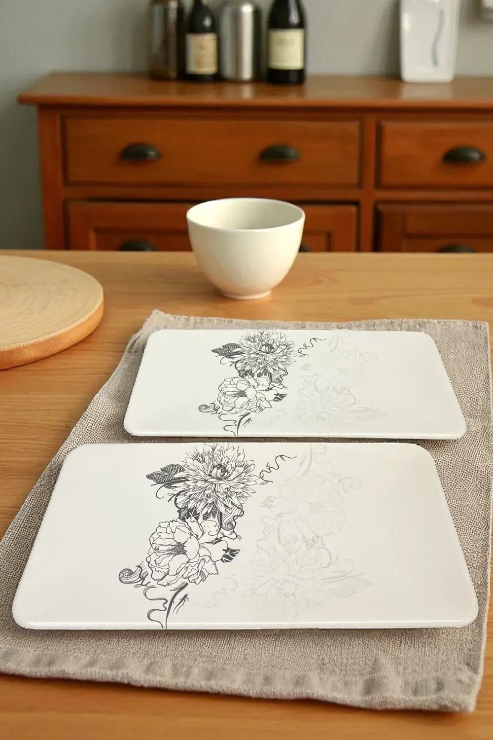 Keramika Lotus Siera Kayık Tabak 33*17 Cm 2 Adet