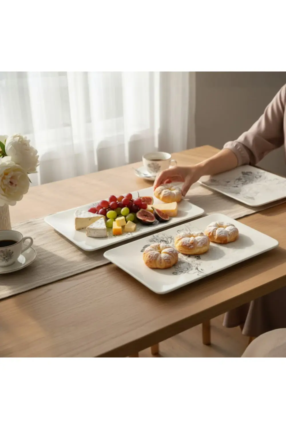 Keramika Lotus Siera Kayık Tabak 33*17 Cm 2 Adet