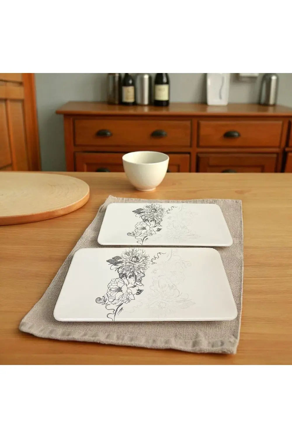 Keramika Lotus Siera Kayık Tabak 33*17 Cm 2 Adet