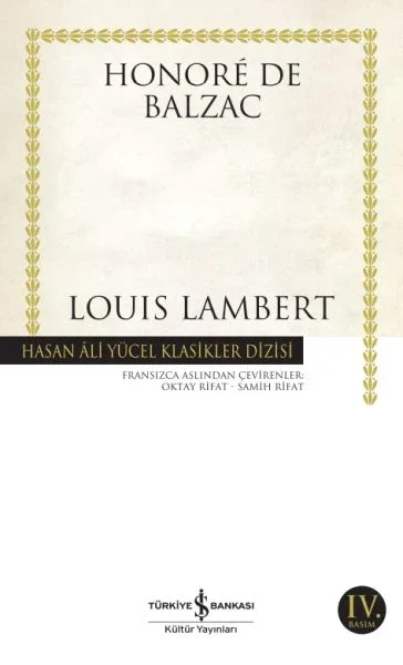 Louis Lambert - Hasan Ali Yücel Klasikleri Fiyatı, Yorumları ve Özellikleri