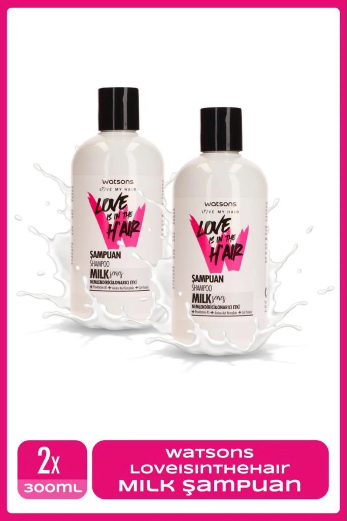 Love Is In The Hair Milk Şampuan 300 Ml * 2 Adet