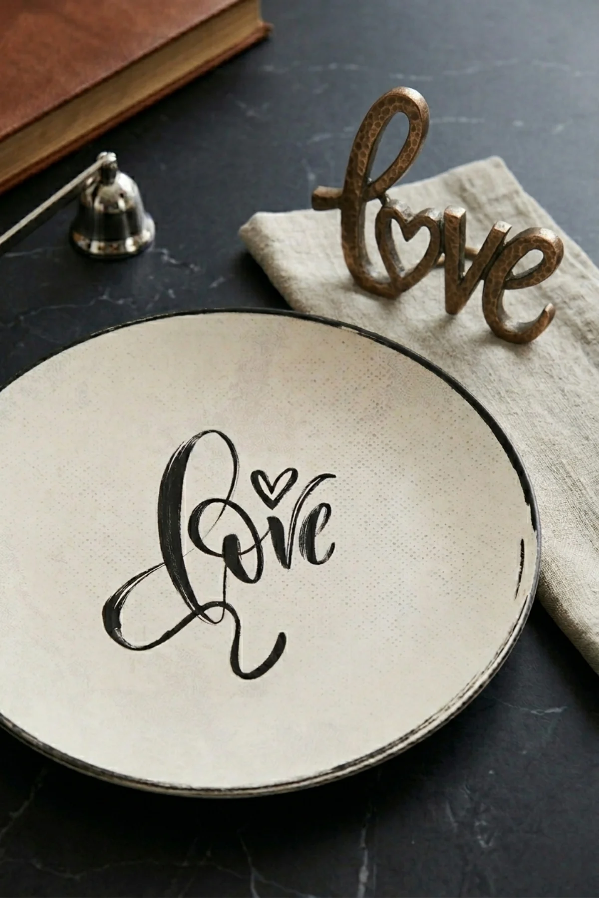 Love Servis Tabağı 25 Cm 6 Adet