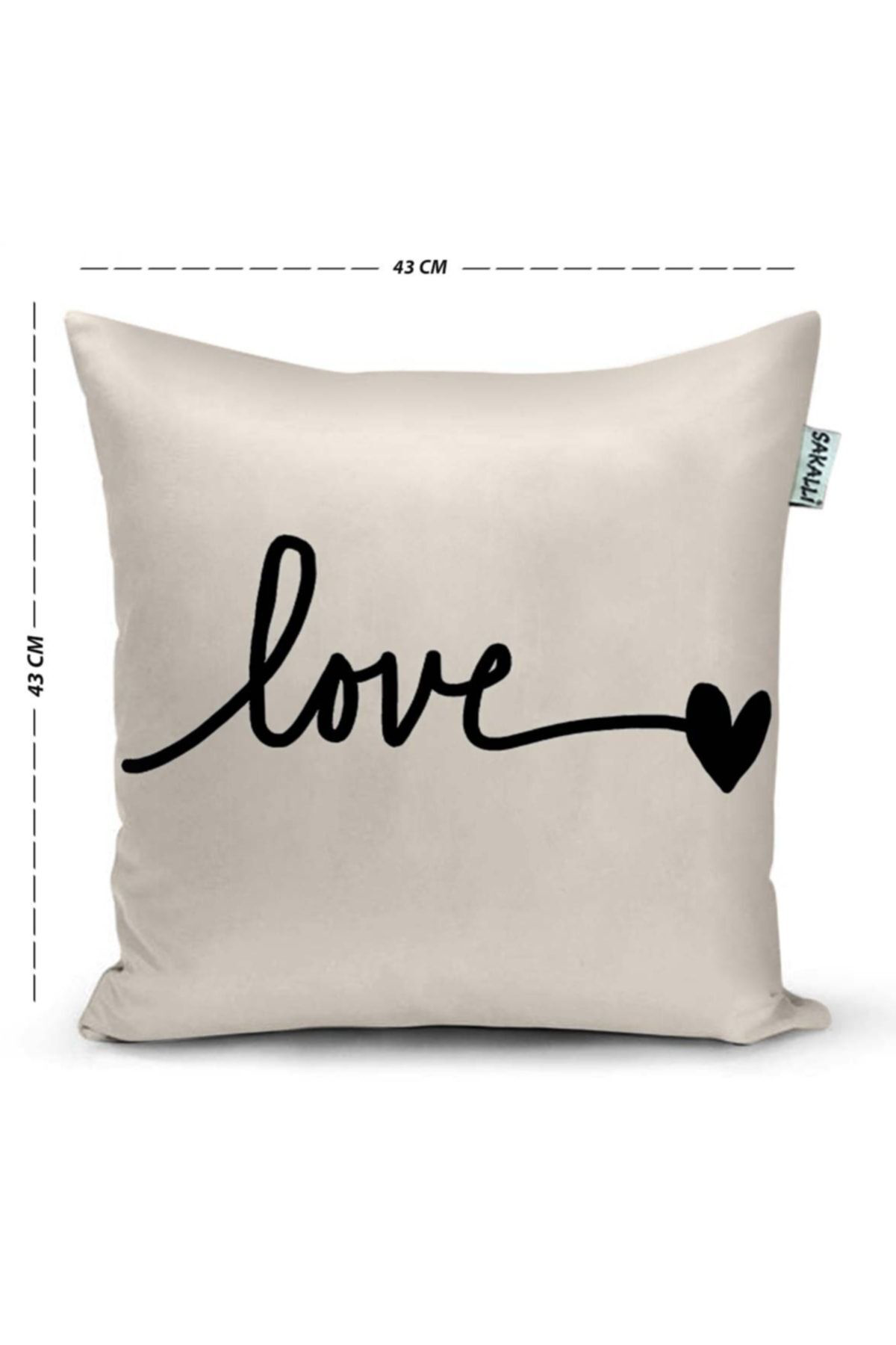 Love Yazı 3d Baskılı Dekoratif Kırlent Kılıfı Love Yazı 3d Baskılı Dekoratif Kırlent Kılıfı