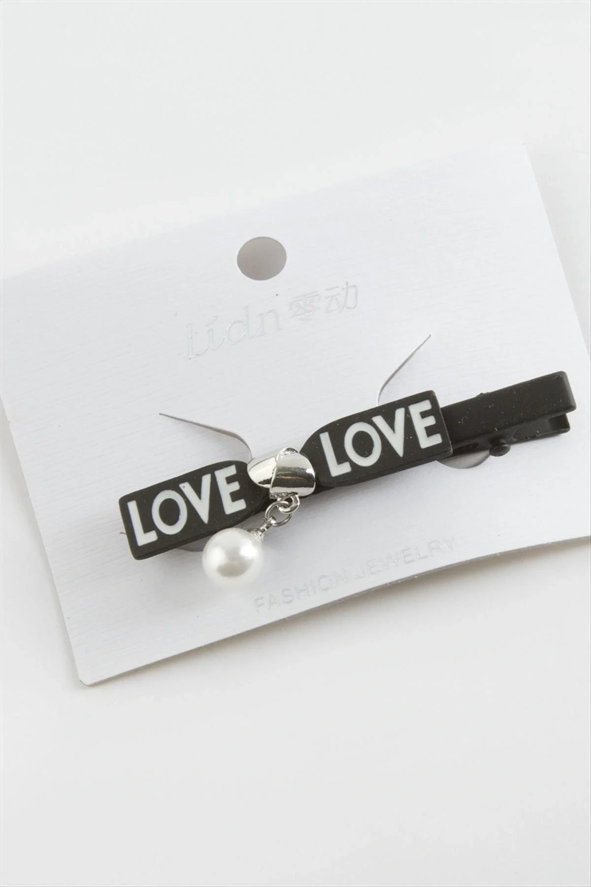 Love Yazılı İnci Pens Toka