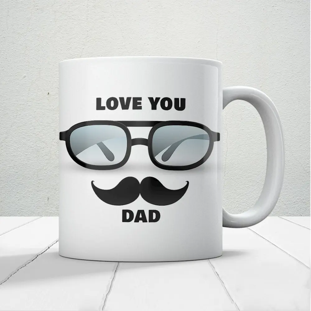 Love You Dad Baskılı Babalar Günü Kupa Bardak-Mod1 Love You Dad Baskılı Babalar Günü Kupa Bardak-Mod1