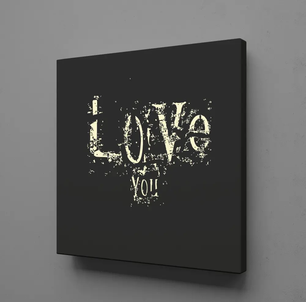 LOVE YOU KANVAS TABLO LOVE YOU KANVAS TABLO
